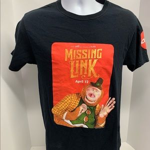 “Missing Link” Laika Movie AMC Fruit of the Loom T-Shirt Size Small